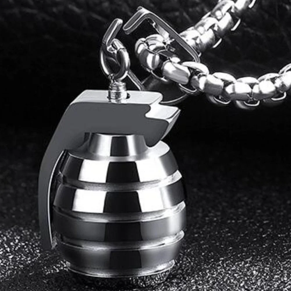 ❤️Custom Unique Hand Grenades Necklace , N90201P115